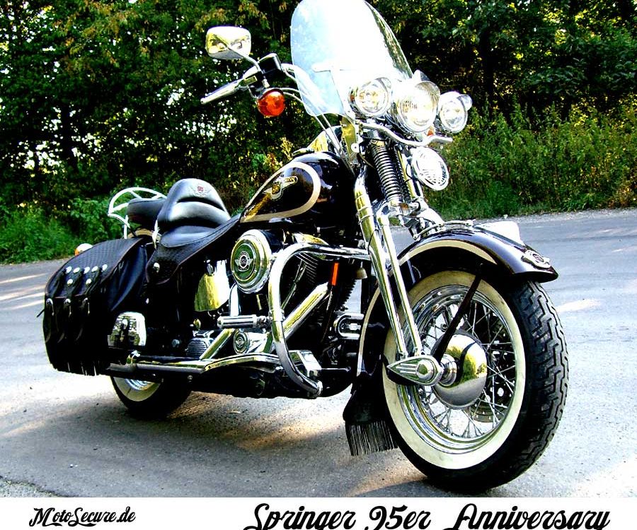 Harley Davidson Springer 95er Anniversary MotoSecure Harley Davidson Versicherung